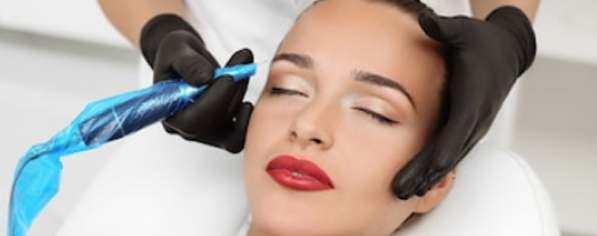 Permanentní make up obočí Praha (tetování obočí) – obočí kompaktní – touto metodou mikropigmentace se obočí zvýrazní. Upravuje také asymetrie tvaru obočí.